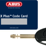 Code card Abus om sleutels bij te bestellen